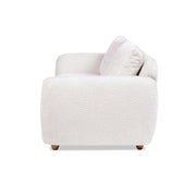 Sharon - Puffy Arm Sofa - Alpaca Off-White - R&R Furniture Gallery (Fountain Valley, CA)