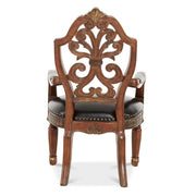 Villa Valencia - Pull-Up Desk Arm Chair - Classic Chestnut - R&R Furniture Gallery (Fountain Valley, CA)