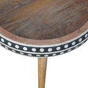 Small Patterned Nordic Style End Table - R&R Furniture Gallery (Fountain Valley, CA)
