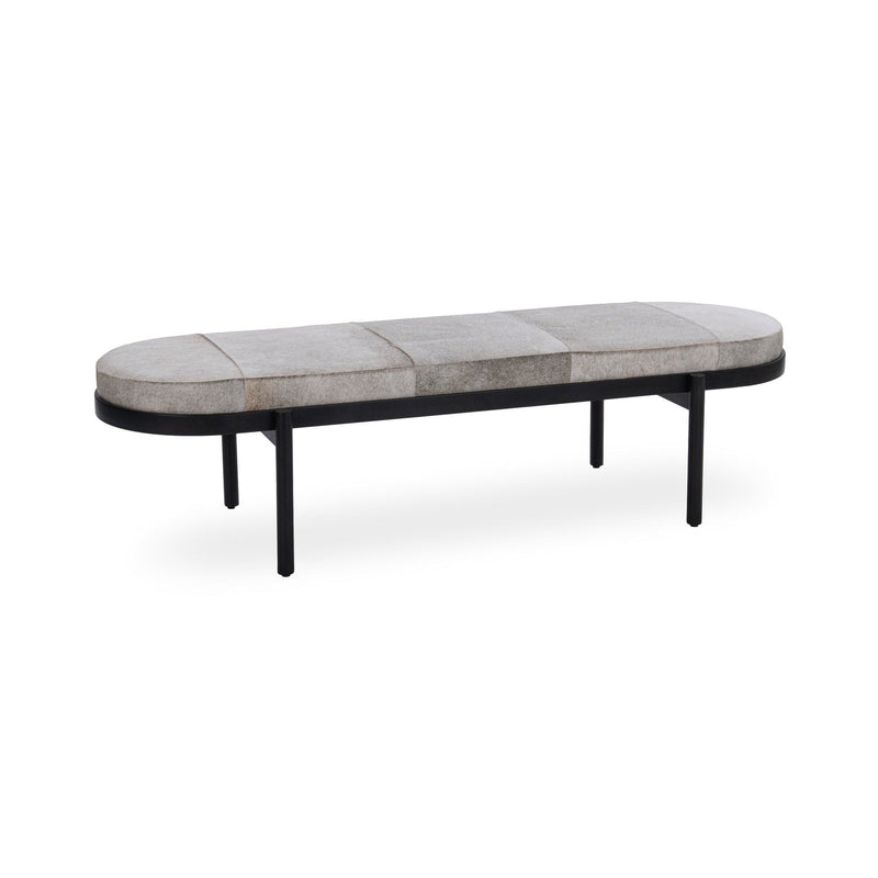 Evelyn - Accent Bench - Sparrow Gray - R&R Furniture Gallery (Fountain Valley, CA)
