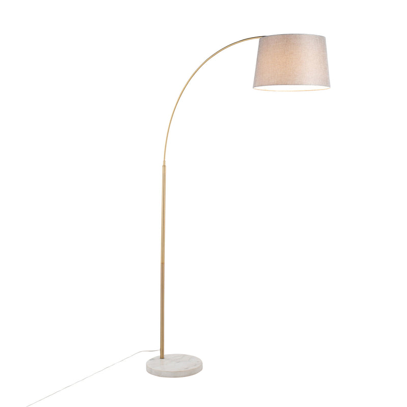 Lumi Source March contemporary floor lamp with sleek design and elegant finish, standing tall with a modern aesthetic.