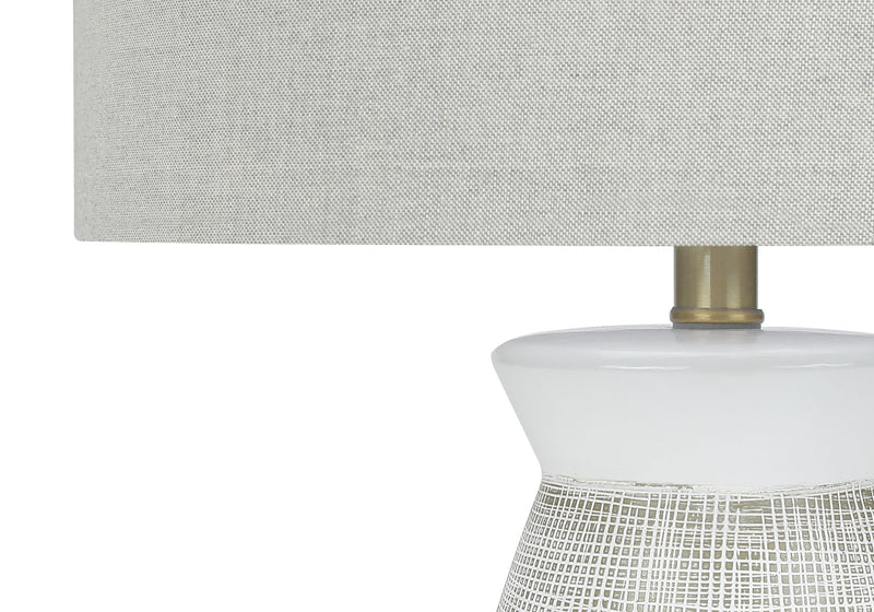 Lighting, Table Lamp, Ceramic, Contemporary - Gray - R&R Furniture Gallery (Fountain Valley, CA)