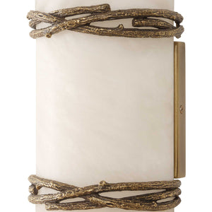 Entangled Vine - 1 Light Sconce - Brass / White