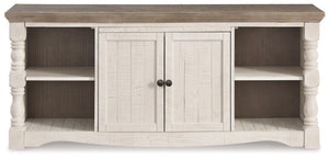 Havalance - Extra Large TV Stand - 2 Doors - Brown / Beige - R&R Furniture Gallery (Fountain Valley, CA)