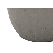 Contemporary gray and cream concrete table lamp by 8th Street with a sleek, modern design and cylindrical shade.