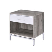 Cistus - Accent Table - Weathered Gray Oak & White - R&R Furniture Gallery (Fountain Valley, CA)