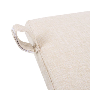 Outdoor Dining Armchair (Set of 2) - Beige / White