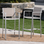 Outdoor Rust Proof Aluminum Barstools (Set of 2) - R&R Furniture Gallery (Fountain Valley, CA)