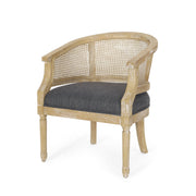 Curved Backrest Accent Chair - R&R Furniture Gallery (Fountain Valley, CA)