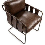 Strapling - Leather Dining Chair - R&R Furniture Gallery (Fountain Valley, CA)