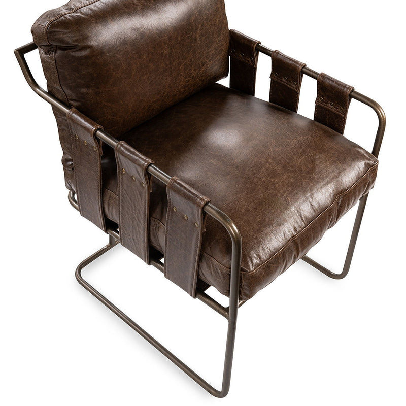Strapling - Leather Dining Chair - R&R Furniture Gallery (Fountain Valley, CA)