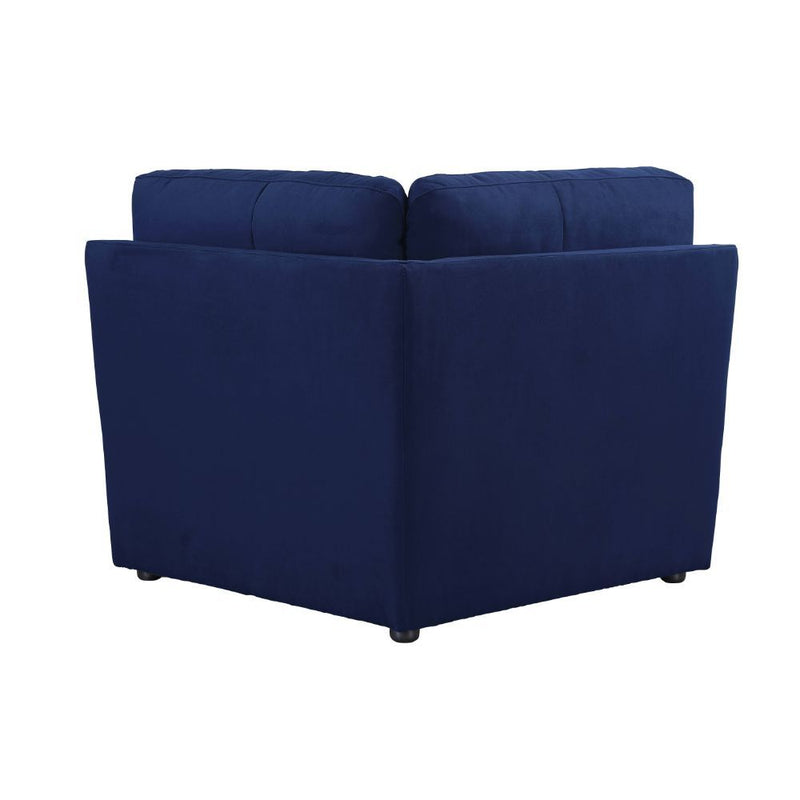 Crosby - Modular Wedge - Blue Fabric - R&R Furniture Gallery (Fountain Valley, CA)