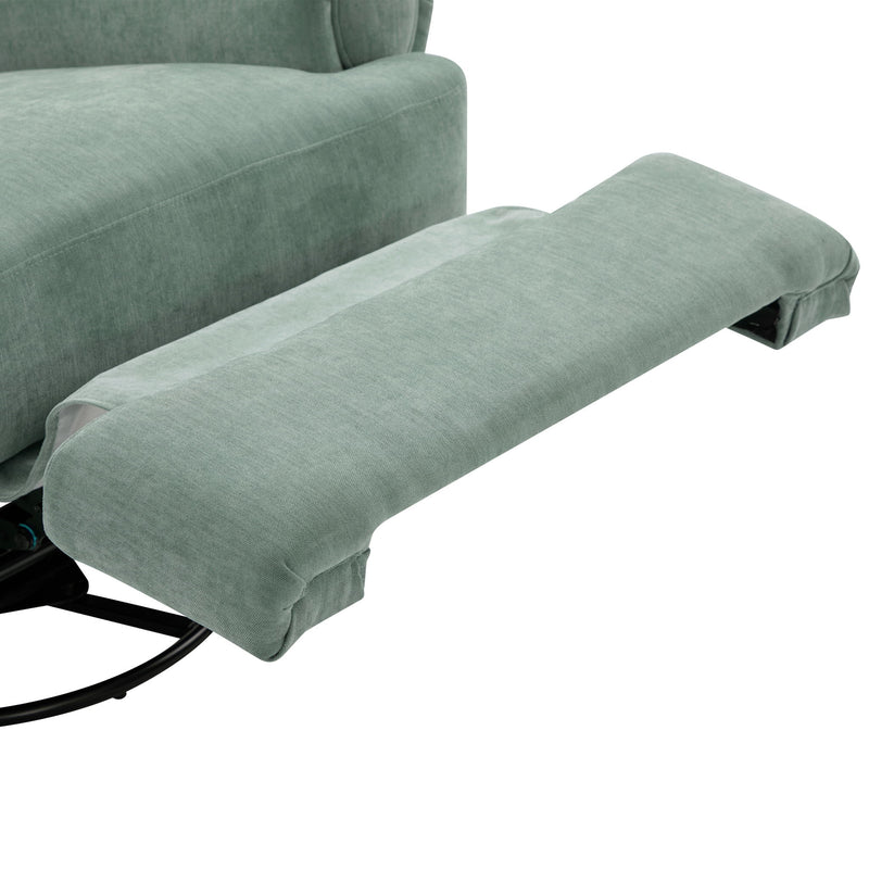 Manual Swivel Recliner Rocker Chair With Adjustable Backrest - R&R Furniture Gallery (Fountain Valley, CA)