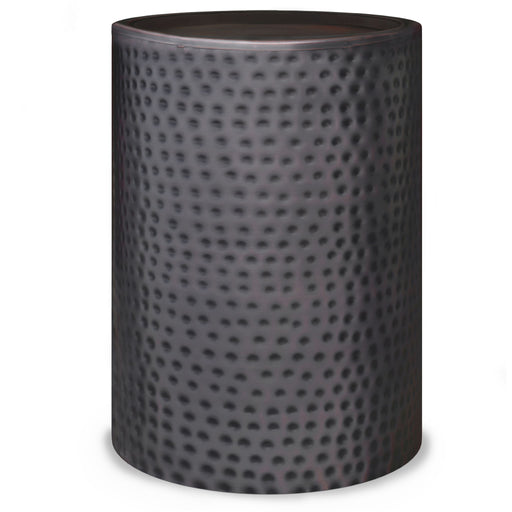 Corbin - Hammered Metal Side Table - R&R Furniture Gallery (Fountain Valley, CA)