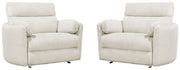 Radius Xl - Extra Wide Power Glider Recliner (Set of 2) - R&R Furniture Gallery (Fountain Valley, CA)