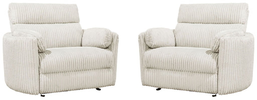 Radius Xl - Extra Wide Power Glider Recliner (Set of 2) - R&R Furniture Gallery (Fountain Valley, CA)
