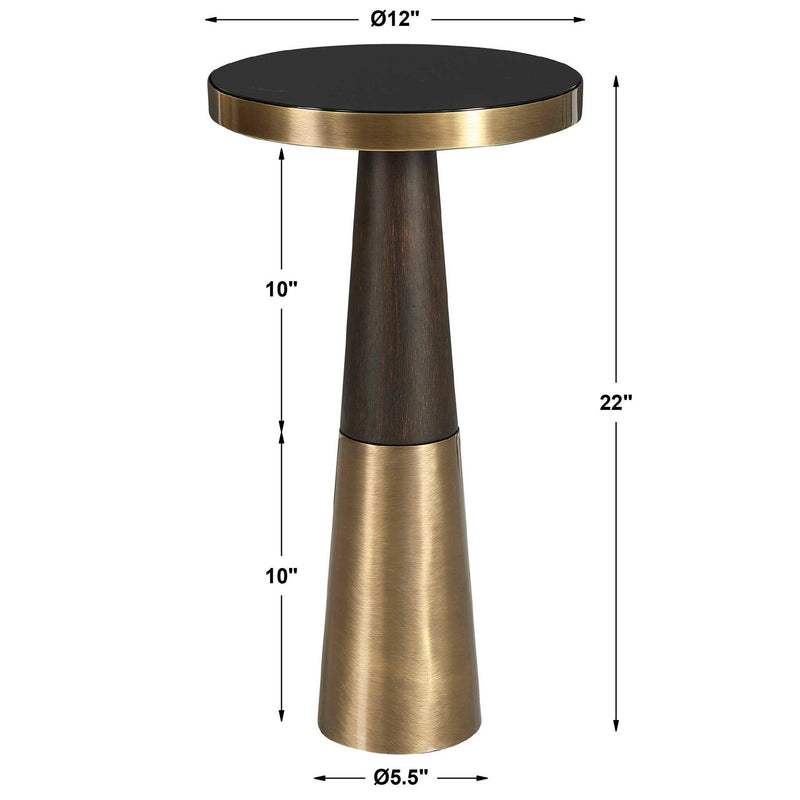 Fortier - Accent Table - Black