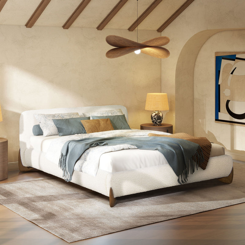 Alpine - Puffy Modern Platform Bed - R&R Furniture Gallery (Fountain Valley, CA)