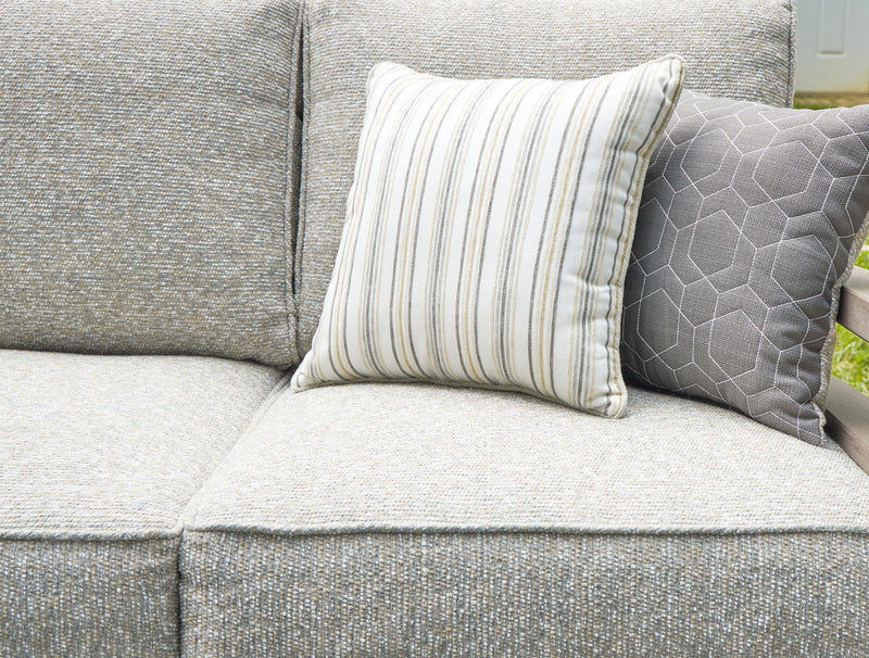 Hillside Barn - Sofa With Cushion - Gray / Brown - R&R Furniture Gallery (Fountain Valley, CA)