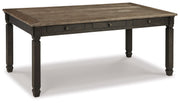 Tyler Creek - Rectangular Dining Room Table - Black / Gray - R&R Furniture Gallery (Fountain Valley, CA)