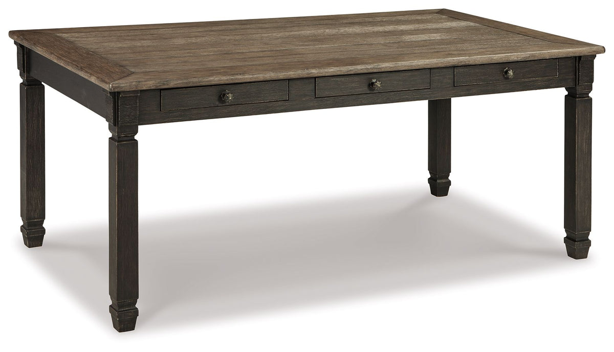 Tyler Creek - Rectangular Dining Room Table - Black / Gray - R&R Furniture Gallery (Fountain Valley, CA)