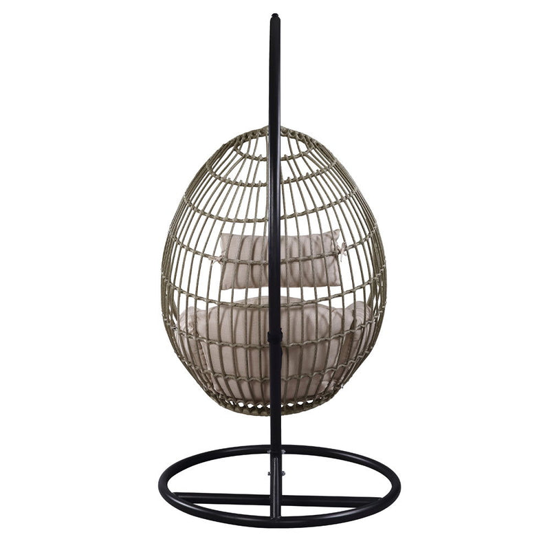 Vasant - Hanging Chair - Fabric & Wicker - R&R Furniture Gallery (Fountain Valley, CA)