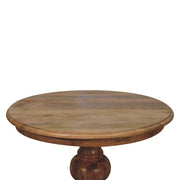 Round Turned Dining Table - Oak - R&R Furniture Gallery (Fountain Valley, CA)