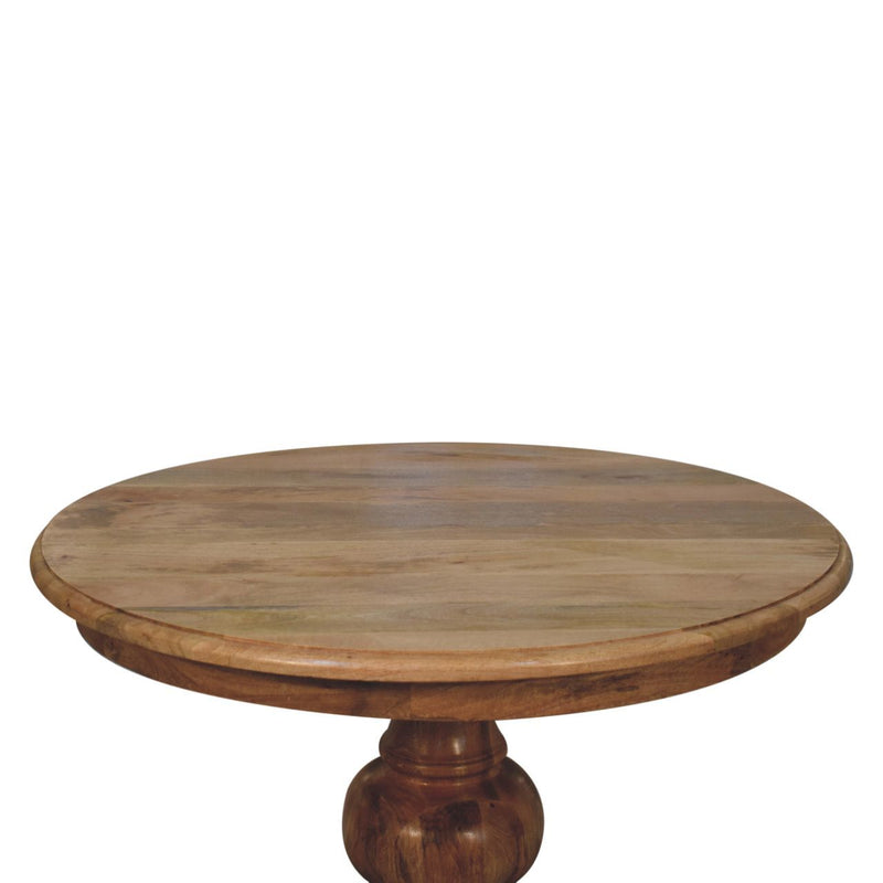 Round Turned Dining Table - Oak - R&R Furniture Gallery (Fountain Valley, CA)