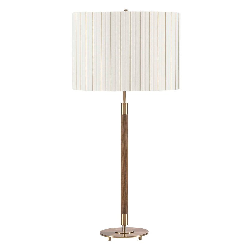 Iliana - Wood Table Lamp - Brass,Gold,Woodtone