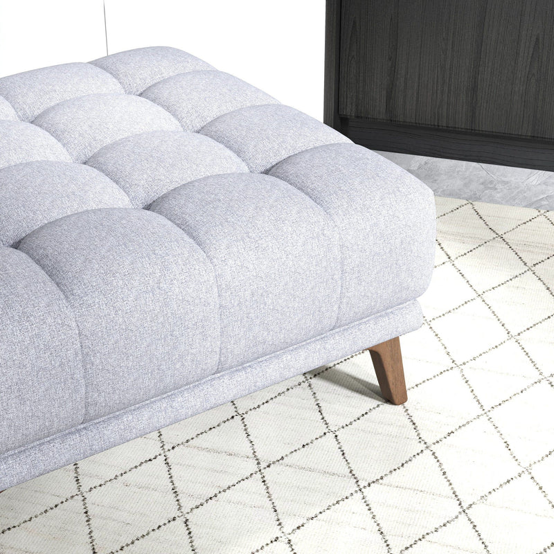 Addison - Square Upholstered Ottoman - R&R Furniture Gallery (Fountain Valley, CA)