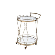 Zekera - Serving Cart - Champagne - R&R Furniture Gallery (Fountain Valley, CA)