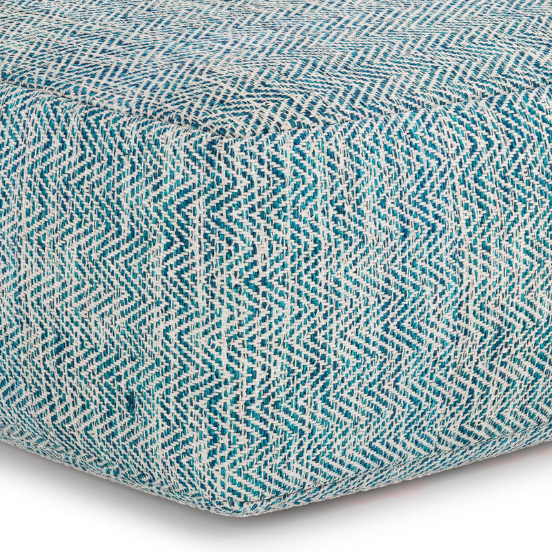 Nate - Handcrafted Square Pouf - R&R Furniture Gallery (Fountain Valley, CA)