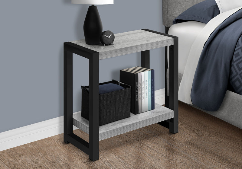 Accent Side Table, Narrow, Small, 2 Tier, Contemporary And Modern - R&R Furniture Gallery (Fountain Valley, CA)