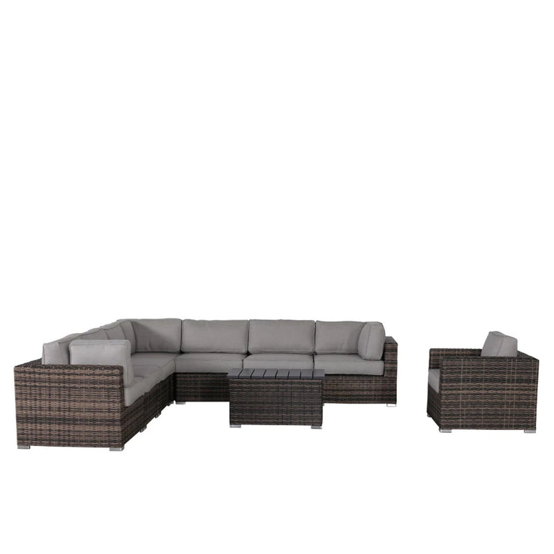 Stylish Entertainment Sectional Set, Outdoor Living - R&R Furniture Gallery (Fountain Valley, CA)