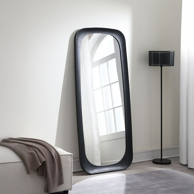 Izusa - Floor Mirror - Black - R&R Furniture Gallery (Fountain Valley, CA)
