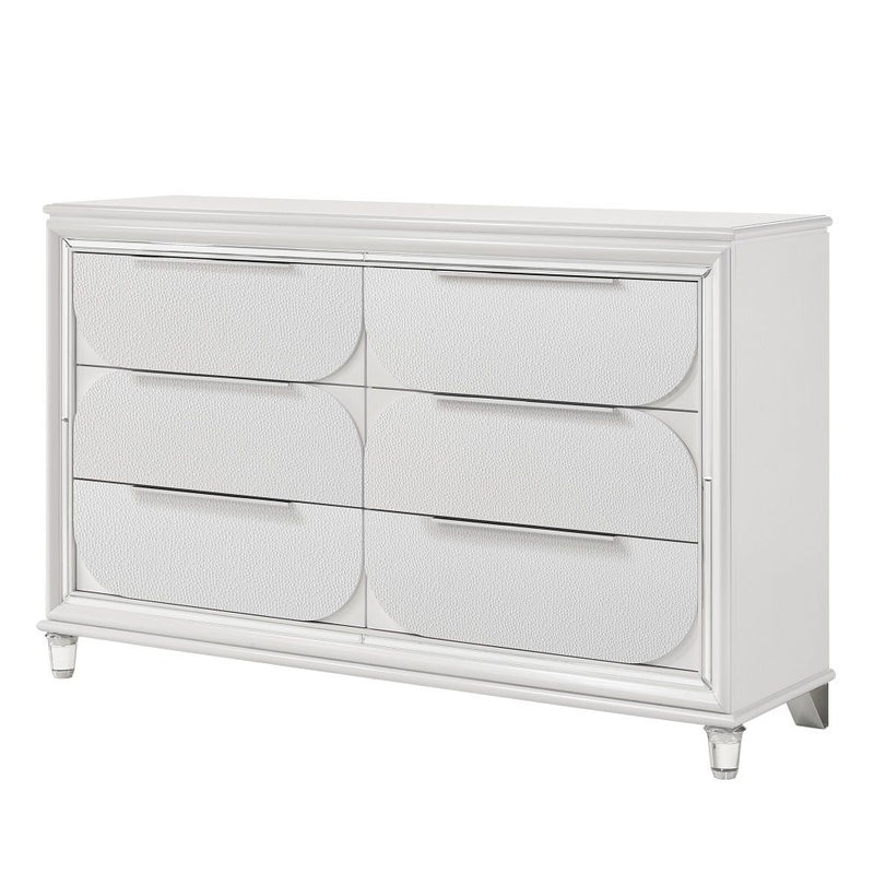 Tarian - Dresser - Pearl White - R&R Furniture Gallery (Fountain Valley, CA)