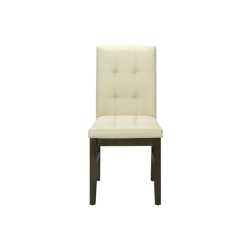Dining Chair, Upholstered, Dining Room, Transitional (Set of 2) - Cream - R&R Furniture Gallery (Fountain Valley, CA)