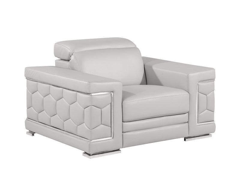 296 - Genuine Leather Living Room Set