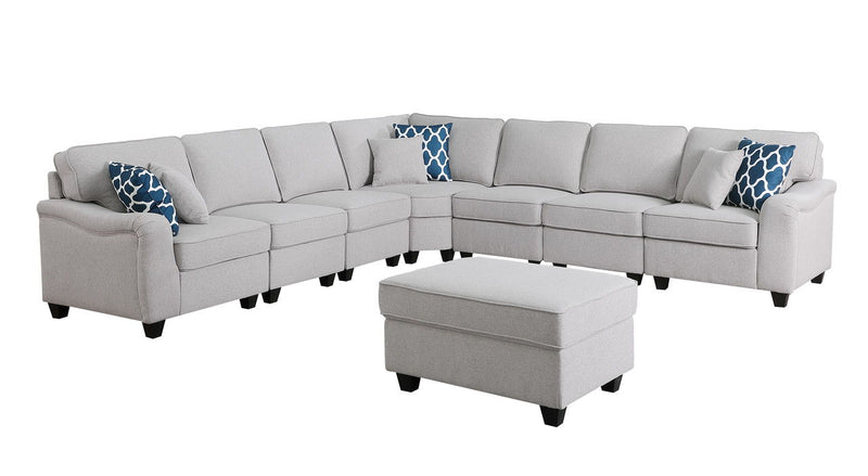 Leo - Comfor Modular Sofa And Ottoman - R&R Furniture Gallery (Fountain Valley, CA)