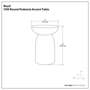 Boyd - Line Accent Table - Black - R&R Furniture Gallery (Fountain Valley, CA)