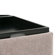 Avalon - Square Coffee Table, Storage Ottoman - R&R Furniture Gallery (Fountain Valley, CA)