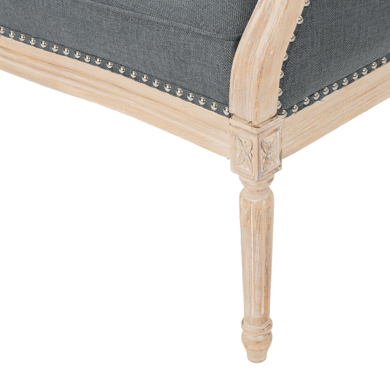 French Country Chesterfield Style Tufted Loveseat - R&R Furniture Gallery (Fountain Valley, CA)