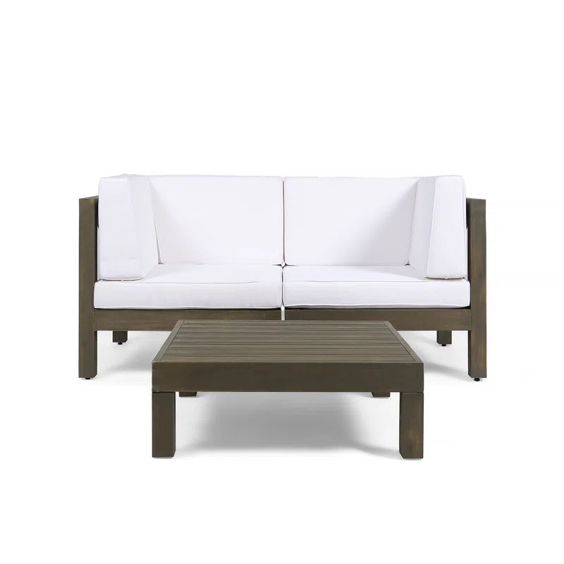 Oana - 3 Piece Love Seat Set With Coffee Table - R&R Furniture Gallery (Fountain Valley, CA)