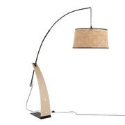 Lumi Source Robyn mid-century modern floor lamp with sleek design and adjustable arm in a stylish living room setting.