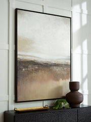 Siaking - Wall Art - Brown / Gray / White - R&R Furniture Gallery (Fountain Valley, CA)