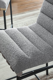 Lahni - 17" Boucle Fabric Counter Height Chair - R&R Furniture Gallery (Fountain Valley, CA)