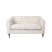 Sophisticated Loveseat With Diamond Stitched Detailing - R&R Furniture Gallery (Fountain Valley, CA)