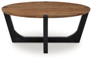 Hanneforth - Round Cocktail Table - Brown - R&R Furniture Gallery (Fountain Valley, CA)