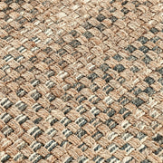 Classic Home Panama bold stripe area rug with navy, white, and beige colors, featuring a modern striped pattern.