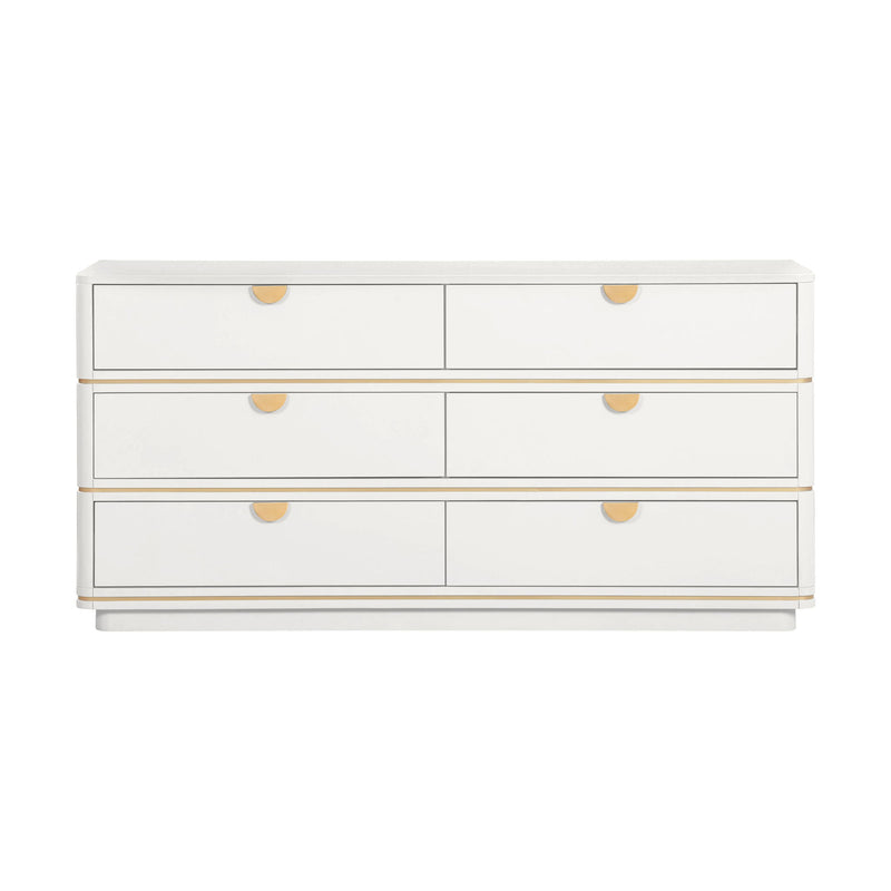 Julieta - 6 Drawer Dresser - R&R Furniture Gallery (Fountain Valley, CA)